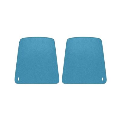 1968 Camaro Firebird Bucket Seat Backs - Med Blue