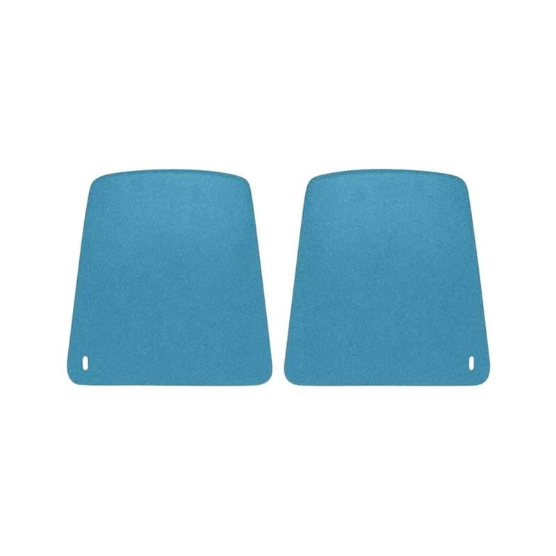 1968 Camaro Firebird Bucket Seat Backs - Med Blue