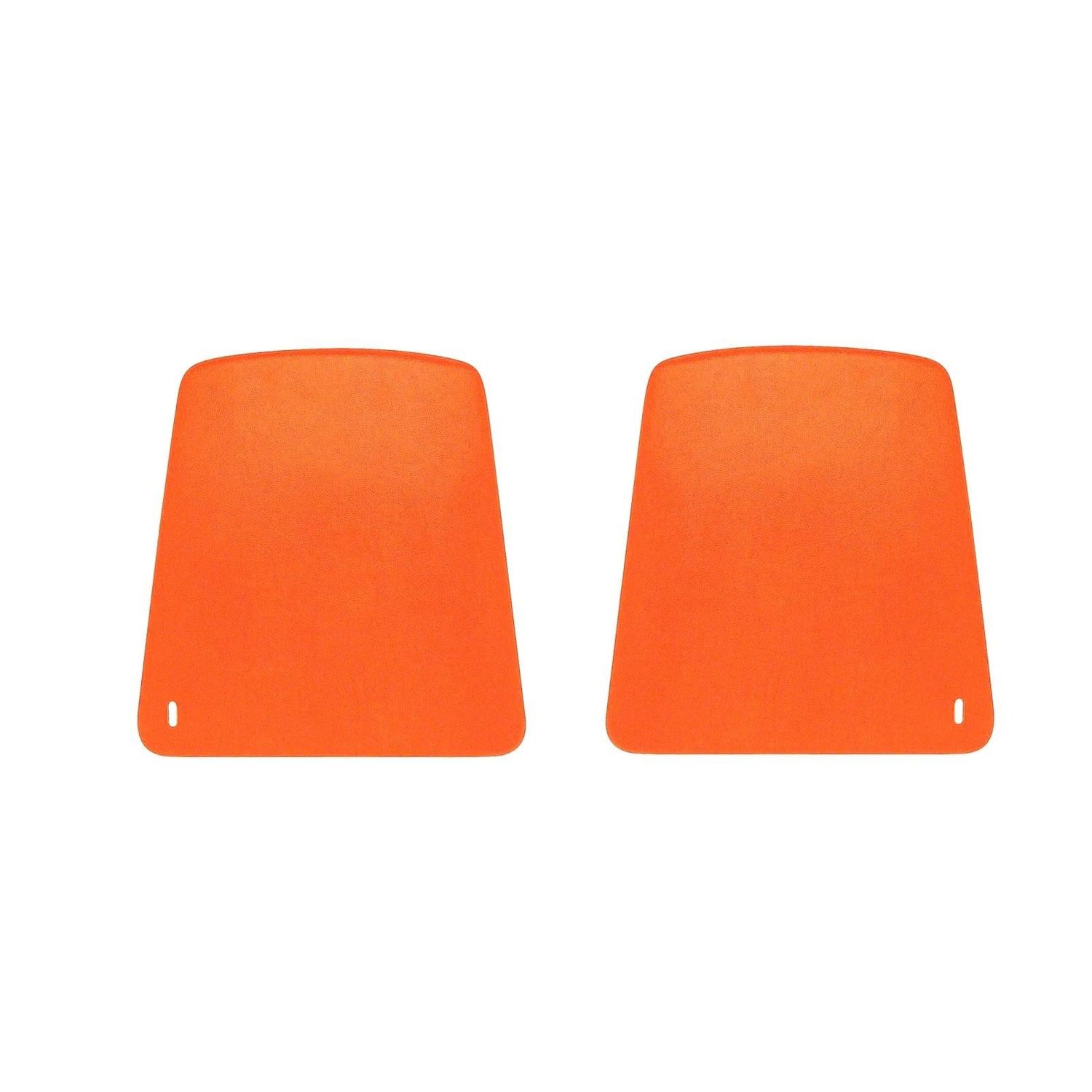 1969 Camaro Bucket Seat Back Panels Hugger Orange  Pair