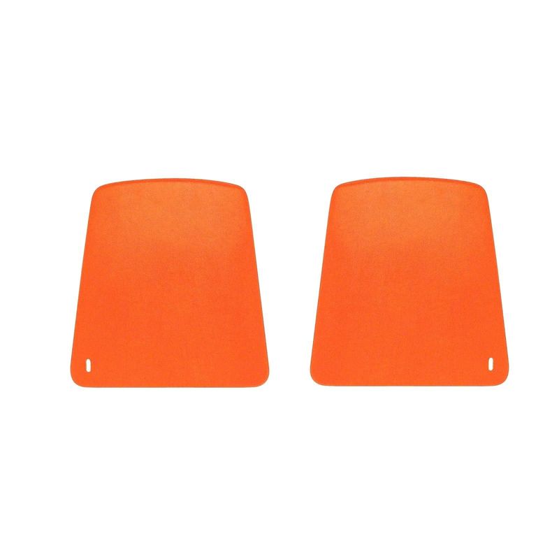 1969 Camaro Bucket Seat Back Panels Hugger Orange  Pair