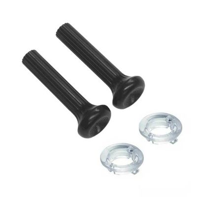 1968 Camaro Firebird Dash Vent Pull Knobs Pair Clear Ferrules