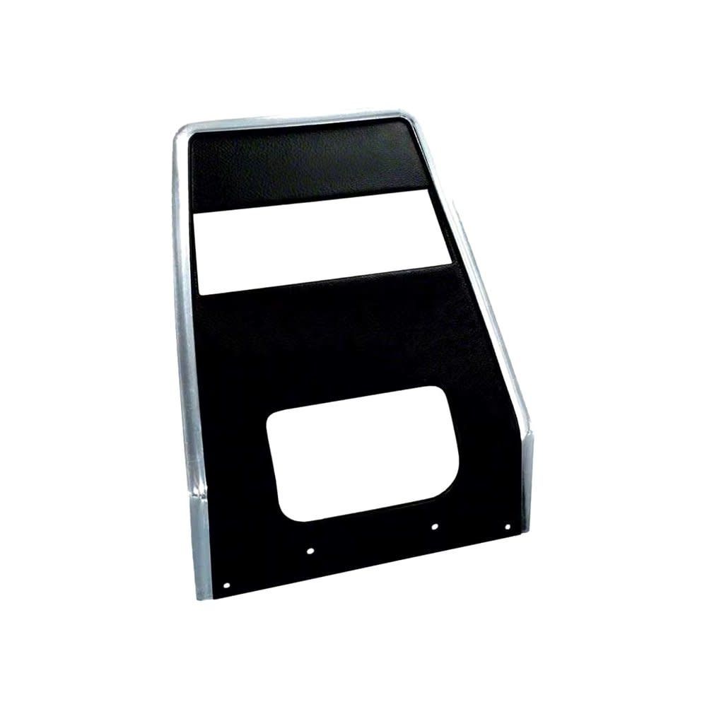 1967-68 Camaro/ Firebird Center Dash Panel Radio Delete - Black