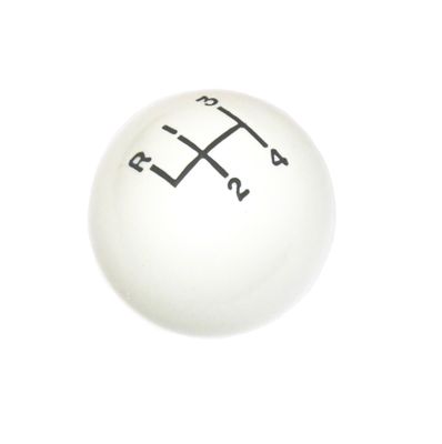 5/16&quot;  Muncie White Shift Knob