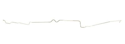 1968 Camaro Big Block 3/8" Fuel Line 1-Pc - OE Steel