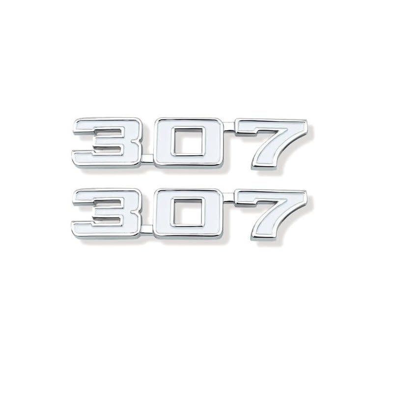 1969 Camaro &quot;307&quot;  Fender Emblem Pair