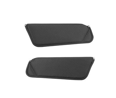 1974-76 Camaro Firebird Sunvisors Pair - Black
