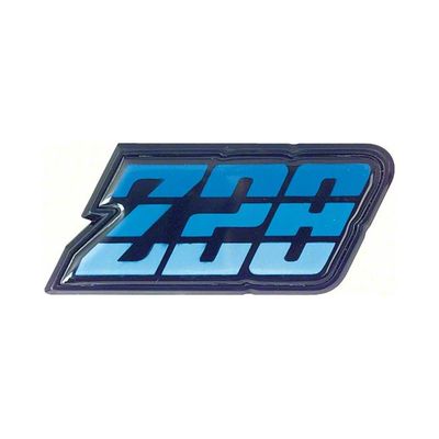 1980-81 Camaro Fuel Door Emblem - Blue