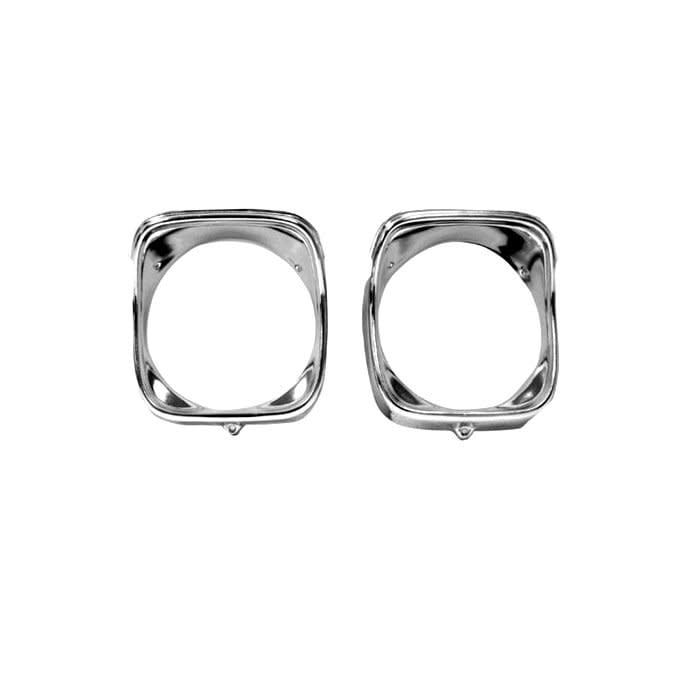 1968 Chevelle Chrome Head Lamp Bezel Pair RH