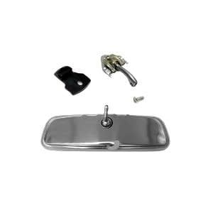 1968 Camaro Coupe Rear View Mirror Kit (8&quot; Mirror, Bracket w/Screw &amp; Boot)