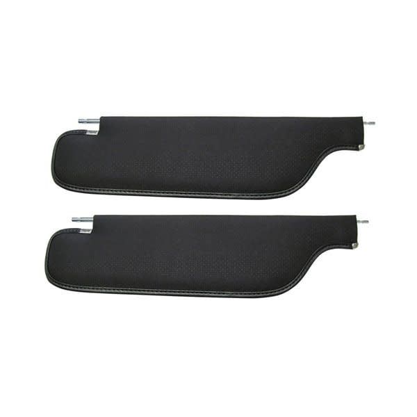 1967 Camaro Firebird Sunvisors Pair - Black