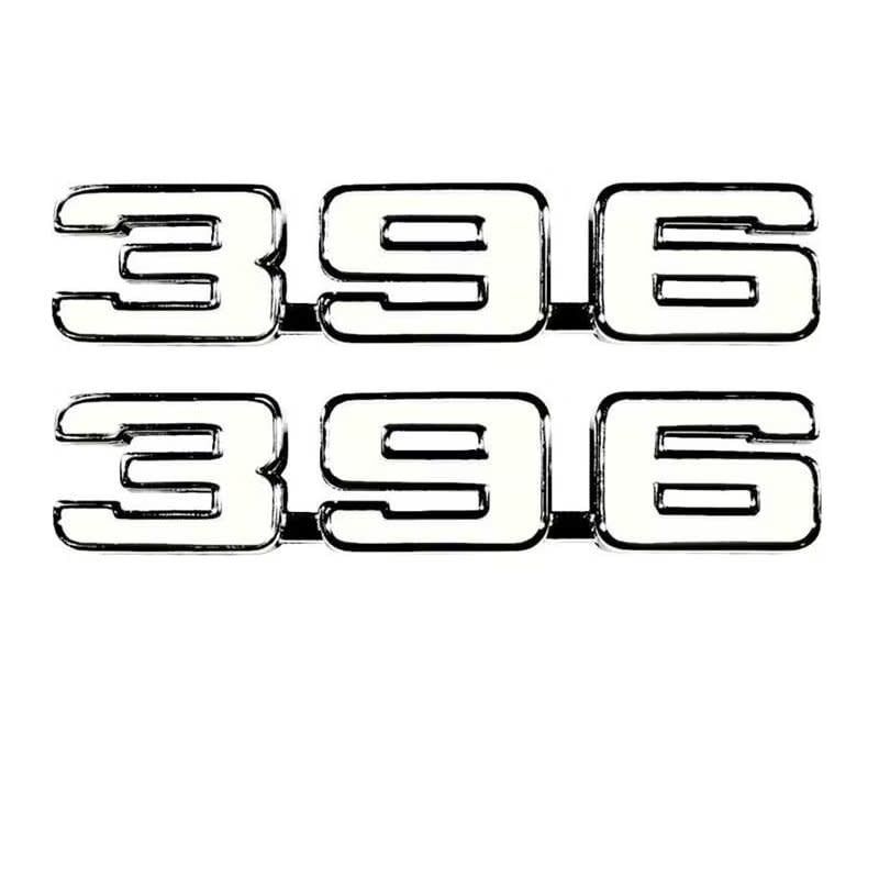 1969 Camaro Fender Emblems 396 - Pair