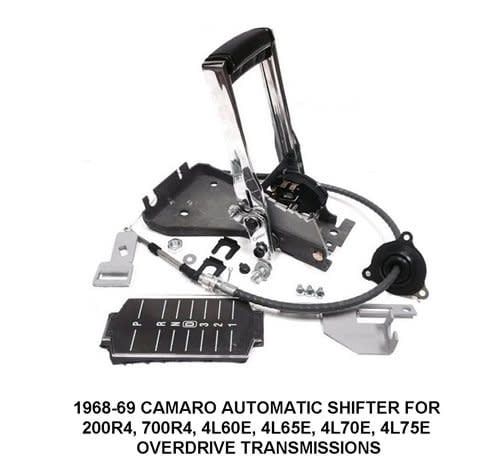 1968-69 Camaro   Shiftworks 4-Speed Auto Shifter Kit