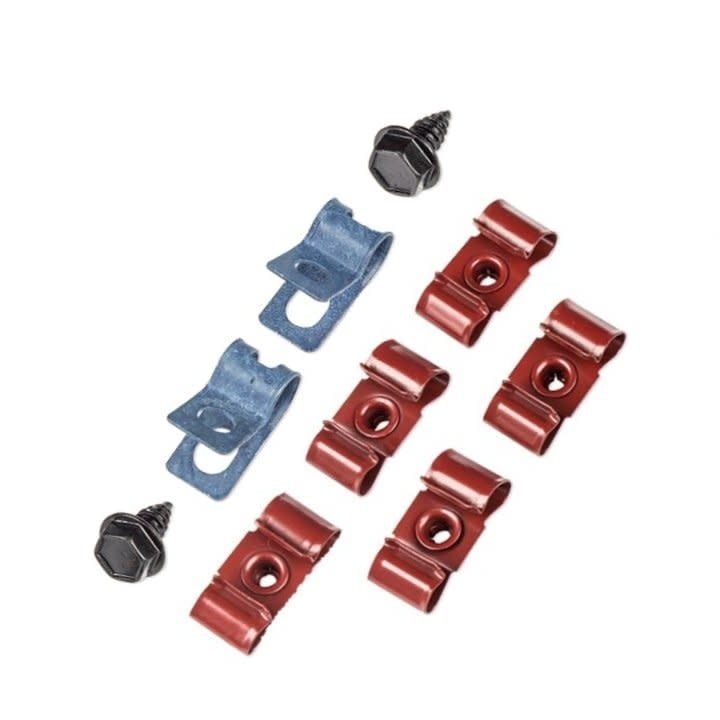 1967-68 Camaro Fuel Line Clips 9-Piece Kit