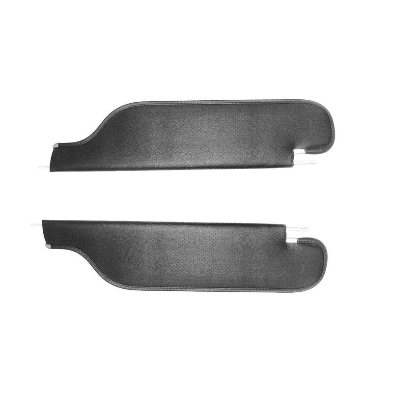 1968 Camaro Firebird Sunvisors Pair Coupe - Black