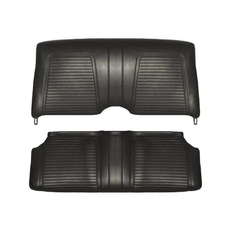 1969 Camaro Standard Rear Coupe Seat Cover - Black