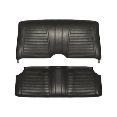 1969 Camaro Convertible Standard Rear Seat Cover - Black