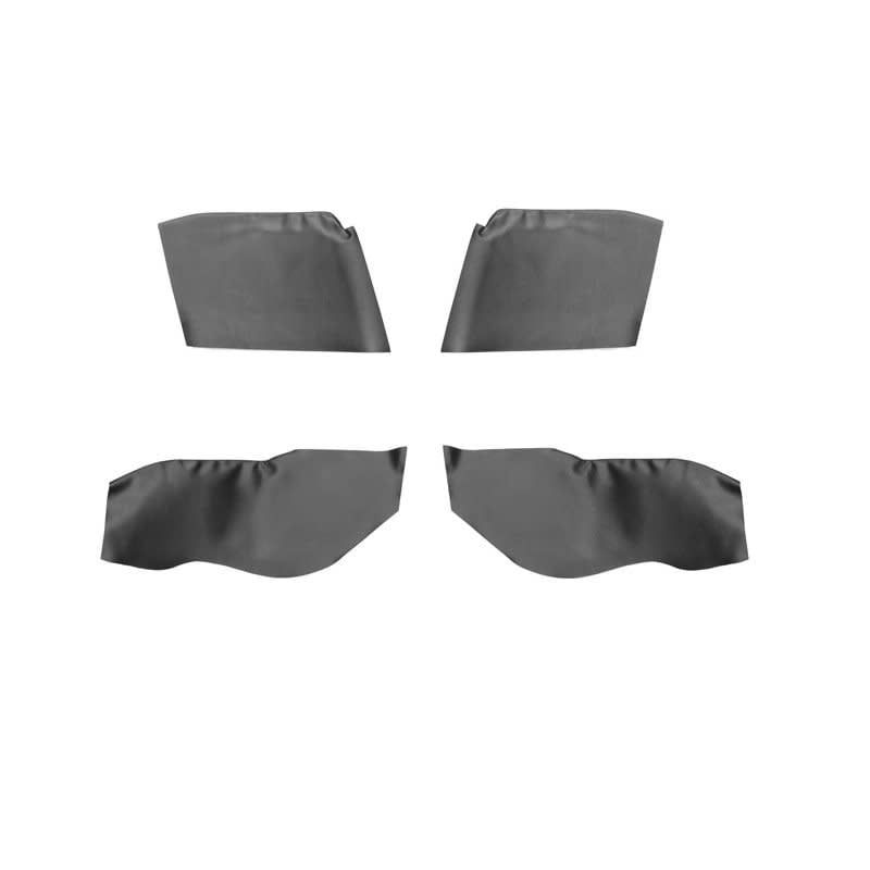 1967-69 Camaro Firebird Convertible Rear Arm Rest Covers - Black