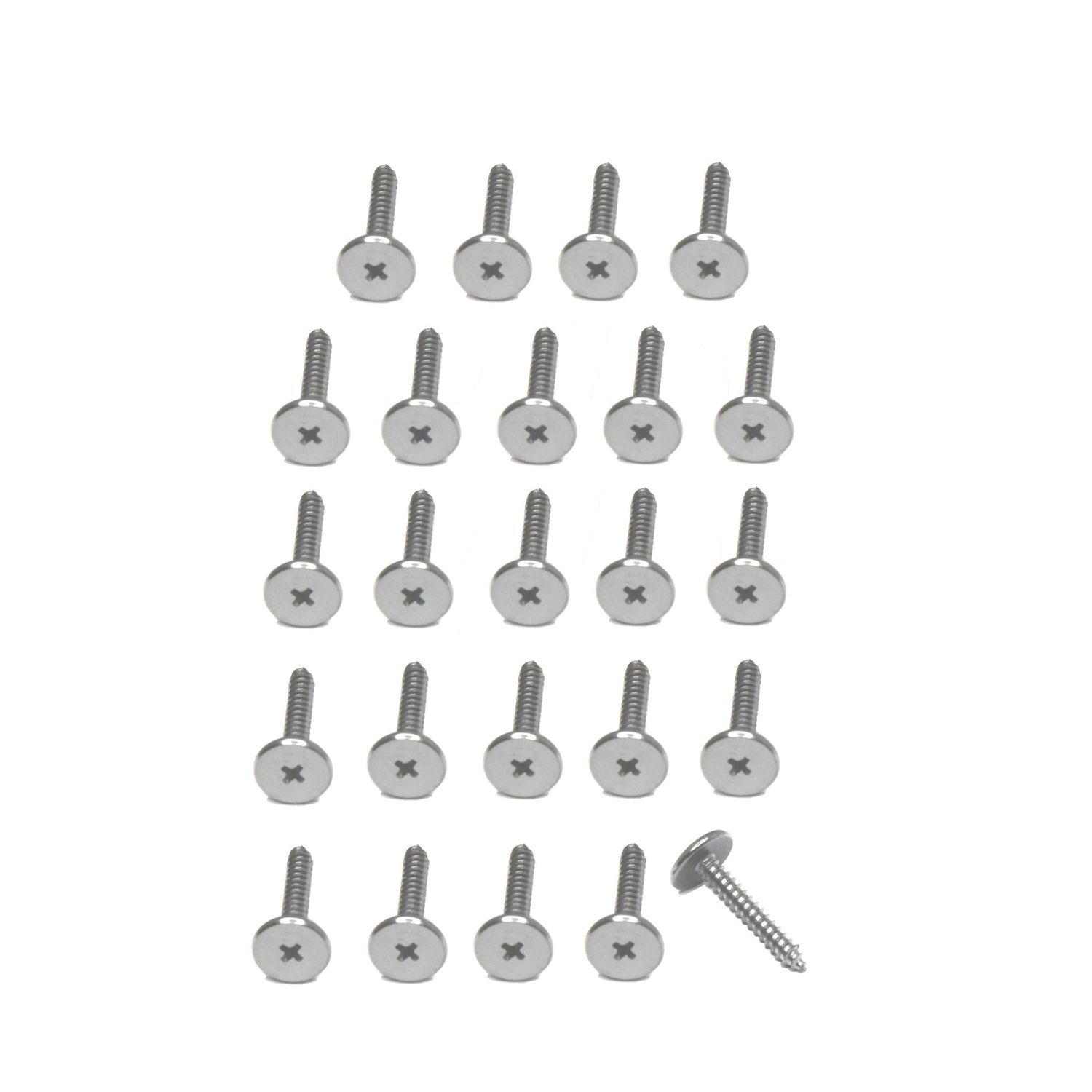 1970-71 Camaro Firebird Lower Door Plastic Panel Hardware Kit - 24-Piece