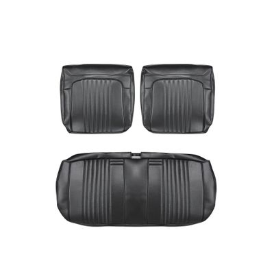 1971-72 Chevelle Front Bench Upholstery - Black
