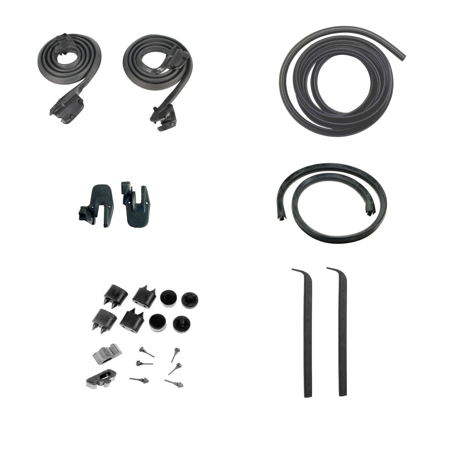 1967 Camaro Convertible Weatherstrip Kit w/o Windowfelt