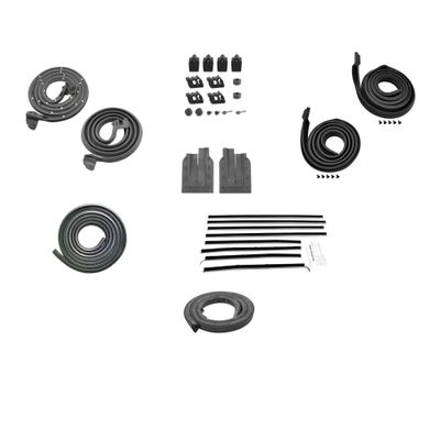 1966 -67 Chevelle  Hardtop Weatherstrip Kit Reproduction Style 8Pc Felts