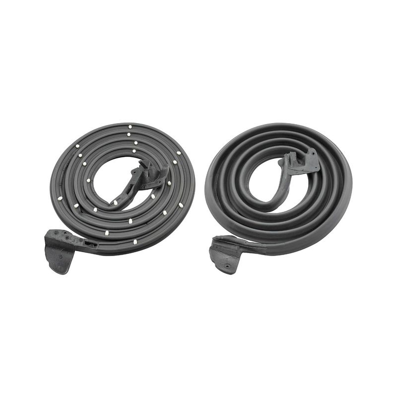 1966-67 Chevelle Door Seal w/ Clips - Pair