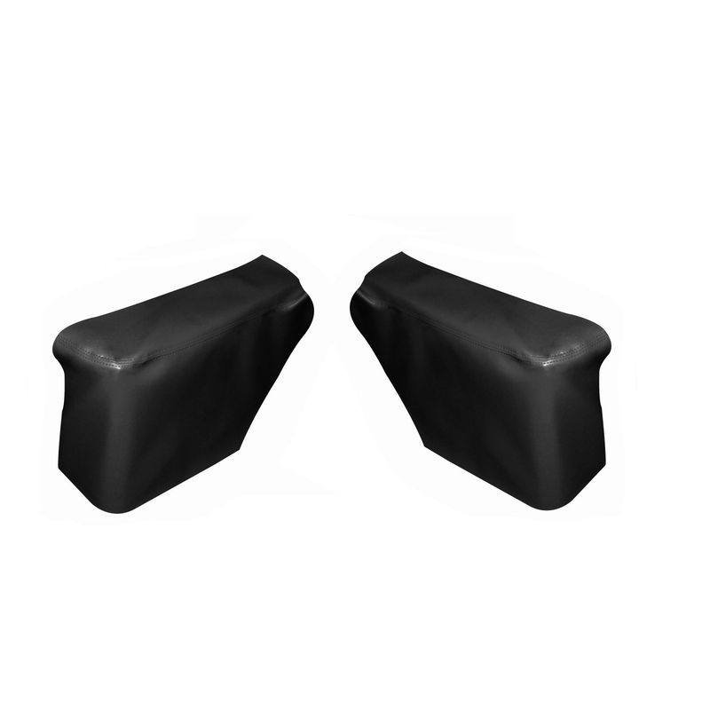 1967-69 Camaro Firebird Coupe 2-Pc Rear Armrest Covers - Black