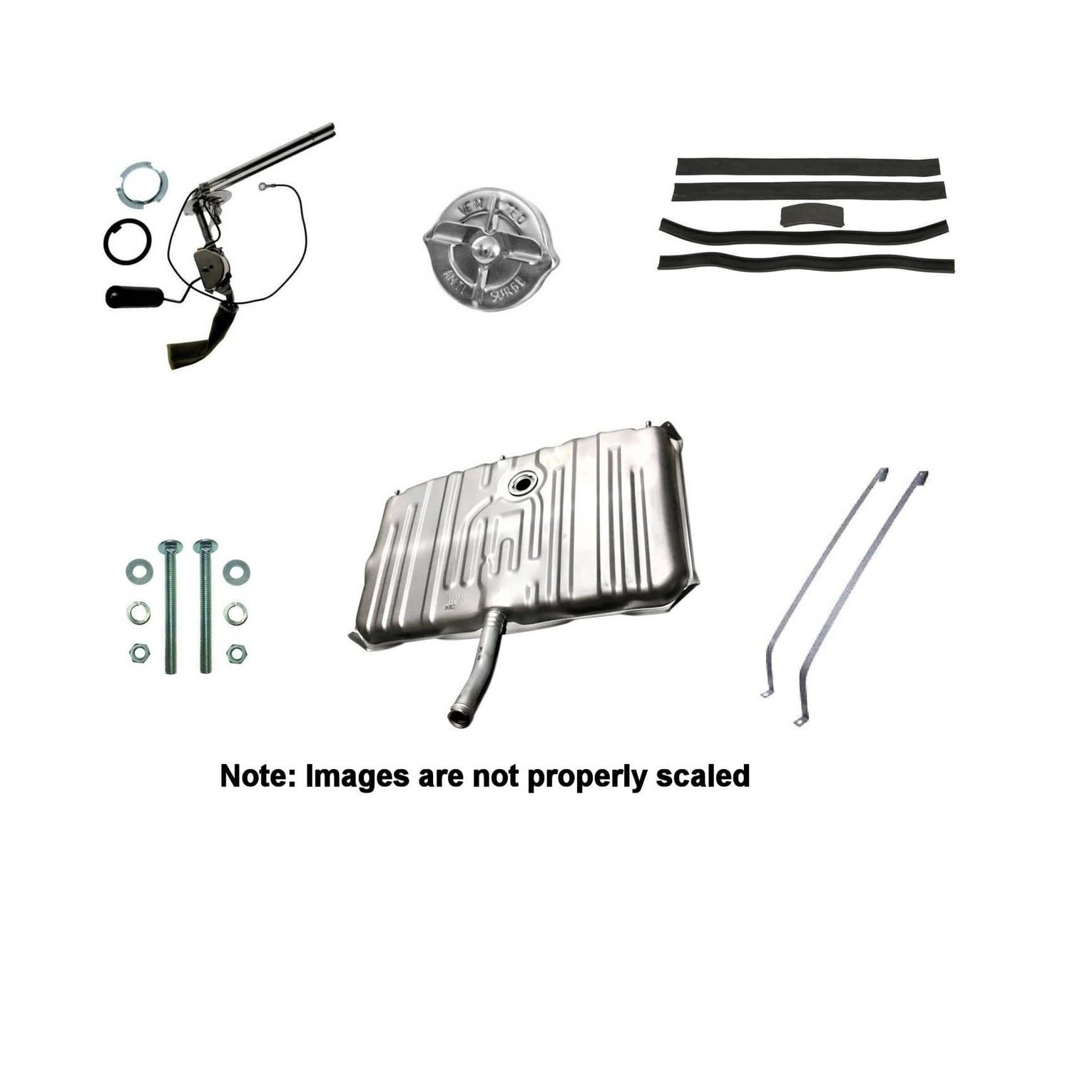 1970-72 Chevelle Fuel Tank Kit w/ECC