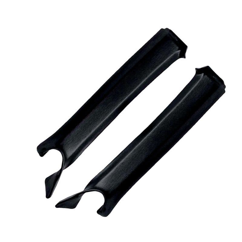 1969 Camaro Firebird Convertible Molded Urethane Pillar Post Moldings - Black - Pair