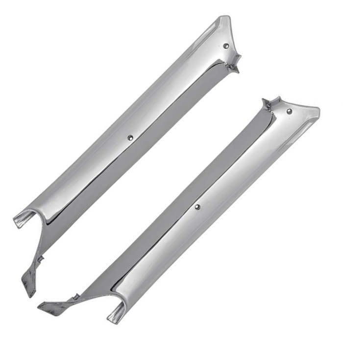 1967  Camaro Coupe Molded Pillar Post Chrome