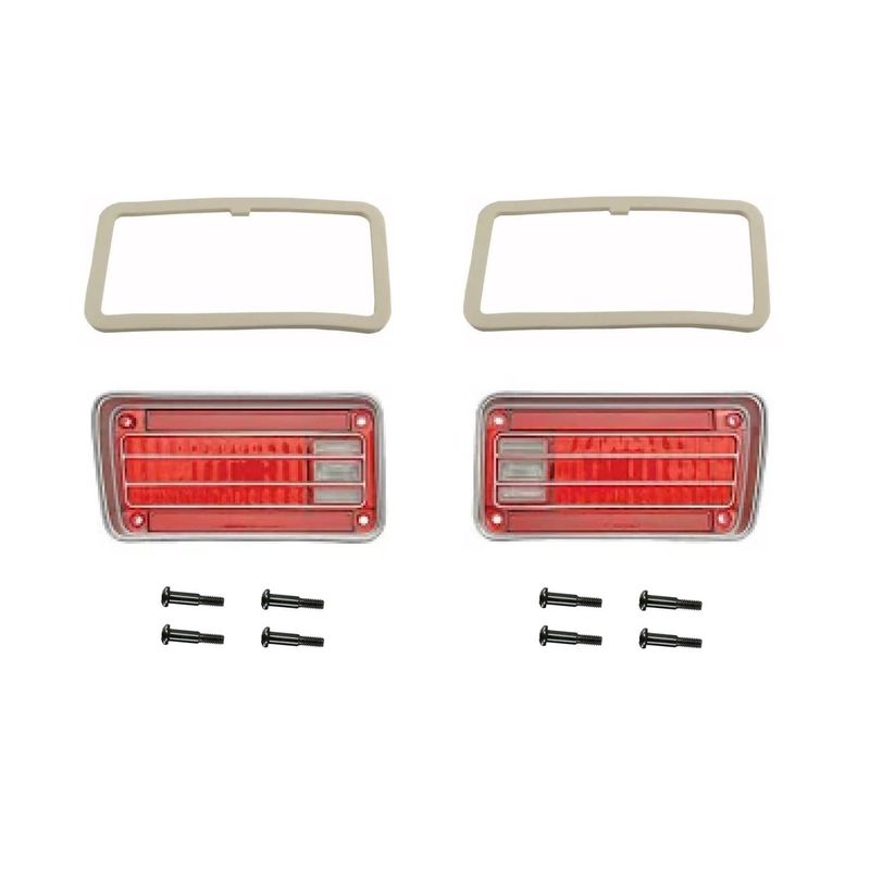1970 Chevelle Tail Lamp Kit (Lenses, Gaskets &amp; Hardware)