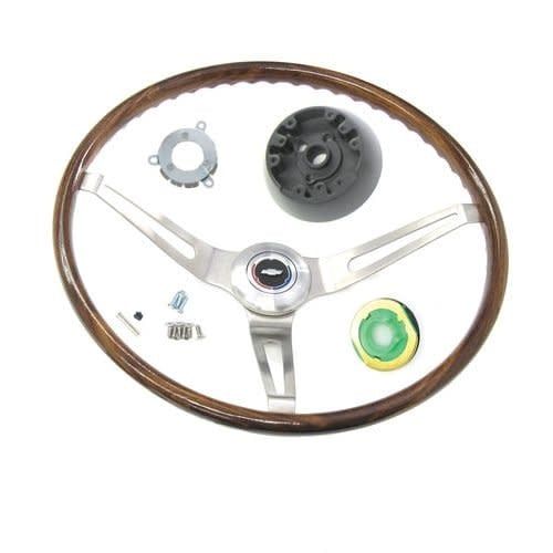 1969 Camaro/ 1969-70 Chevelle Rosewood Steering Wheel Kit w/o Tilt Wheel