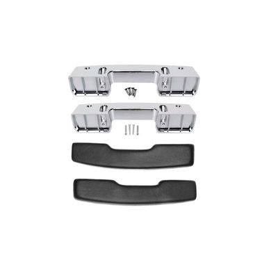 1967 Camaro &amp; Firebird / 1965-67 Chevy II Nova Standard  Arm Rest Bases &amp; Vinyl Wrapped Pad Kit w/Screws