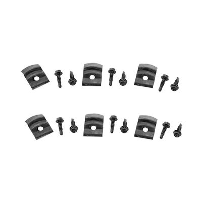 1966-72 Chevelle Rocker Molding Clips 18 Pc Kit - Does One Side Only