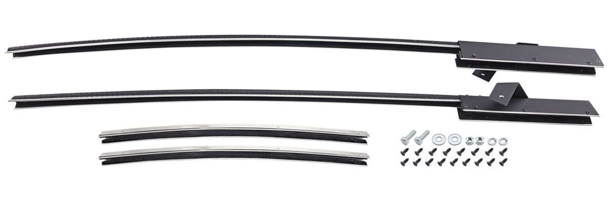 1968-69 Chevelle 2-Dr Sedan Quarter Glass Run Channel Un-Beaded and Functional