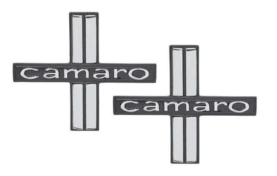1967 Camaro Deluxe Door Panel Emblems - Pair