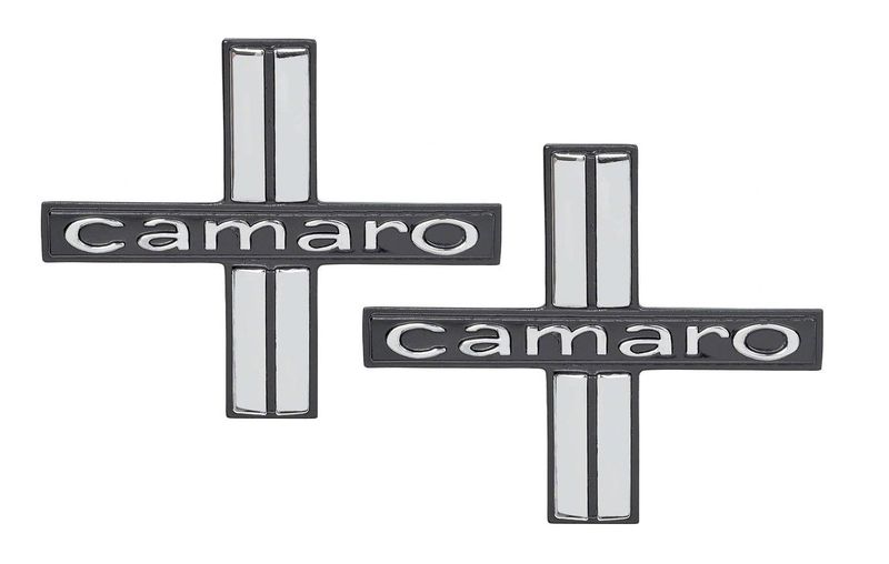 1967 Camaro Deluxe Door Panel Emblems - Pair