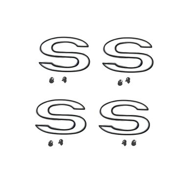1969-72 Chevelle &quot;SS&quot; Fender Emblem 4 PC