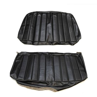 1966 Chevelle Convertible Rear Seat Cover - Black