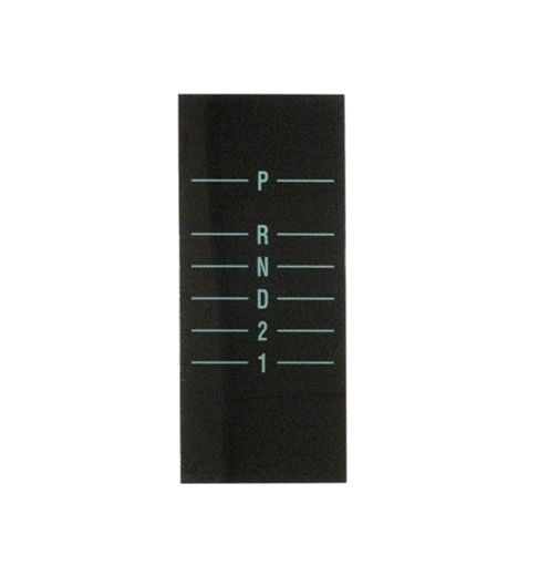 1970-72 Camaro Shifter Plate 3-Speed Indicator - Peel n Stick