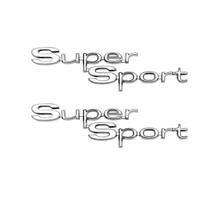 1967 Chevelle Quarter Panel Super Sport Emblem -Pair