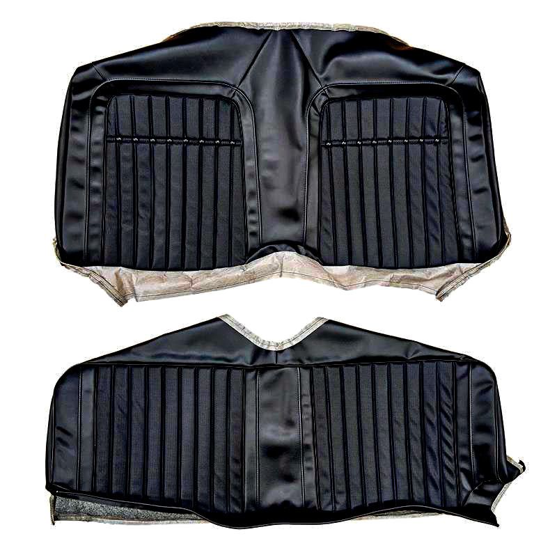 1969 Camaro Coupe Deluxe Comfortweave Rear Seat Cover - Black