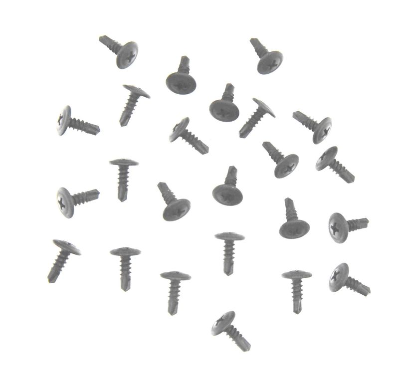Roof Rail Weatherstrip Channel Self-Tapping Screw Kit 24-Pc