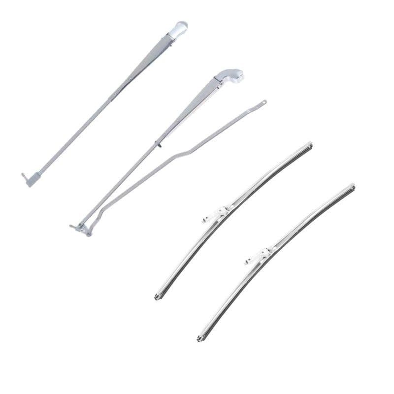 1970-81 Concealed Wiper Kit Polished Stainless - 4-piece