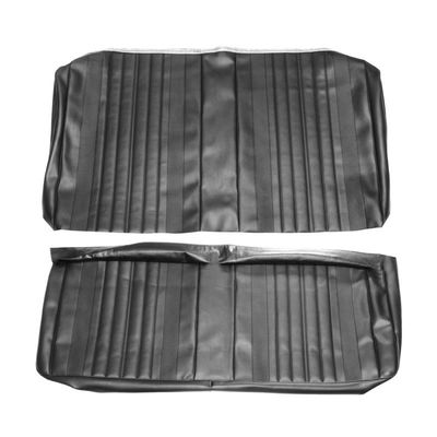 1970 Chevelle Rear Convertible Seat Upholstery- Black