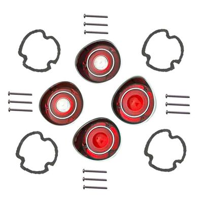 1971 Chevelle Tail Light Lens Kit (Lens, Gaskets &amp; Screws)