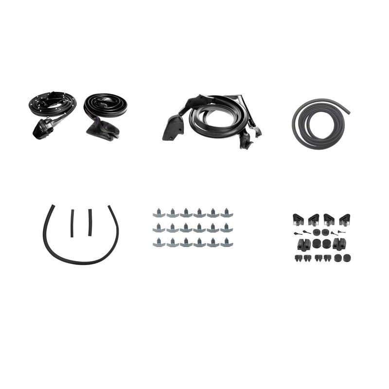 1970-81 Camaro Coupe Weatherstrip Kit w/o T-tops, w/o Window Felts