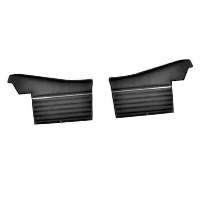 1969 Chevelle Rear Convertible Pre-Assembled Door Panel - Black