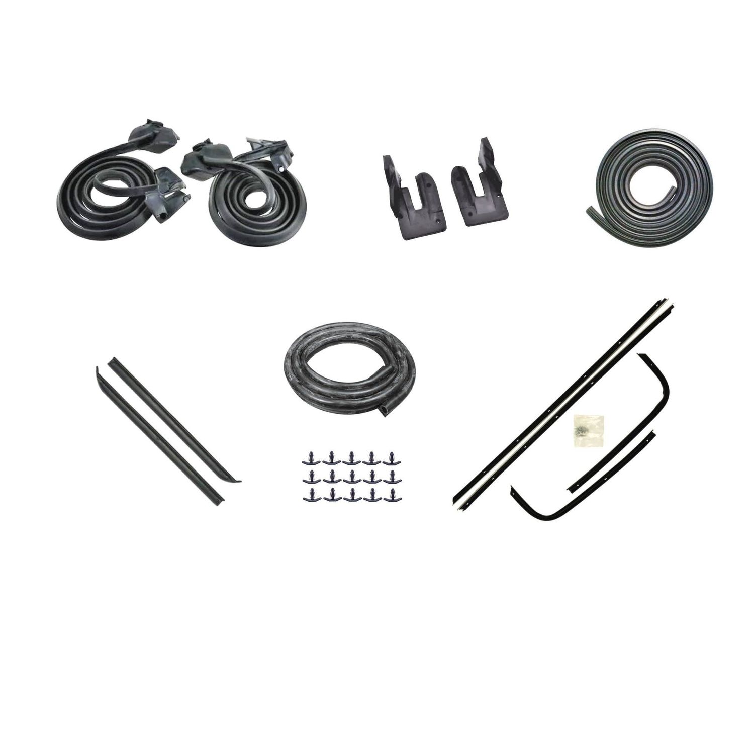 1970-72 Chevelle  Convertible Weatherstrip Kit Reproduction Style 4Pc Felts