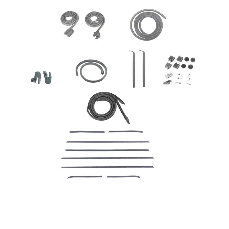 1967 Camaro Weatherstrip Kit Coupe 8-Pc Original OE Style Felts